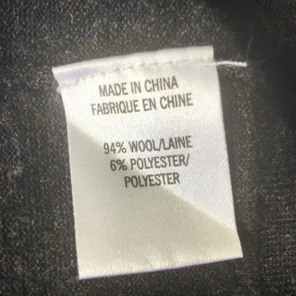 Theory Abie Evian Stretch gray wool blend cardigan pockets Size S - Picture 7 of 10